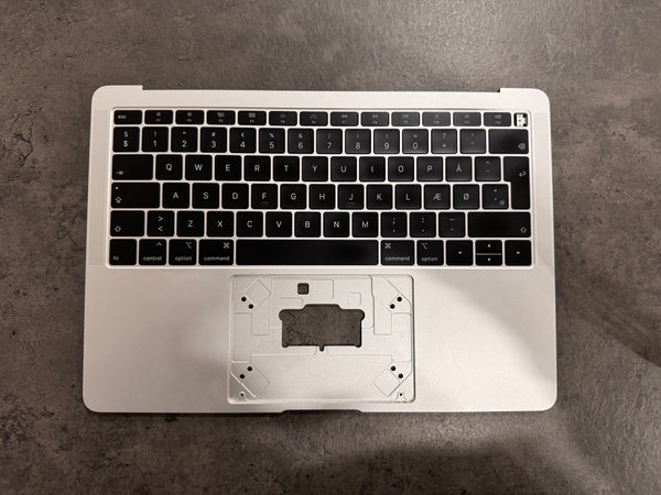 MacBook Air 13” Intel 2018-2019 Keyboard / Tastatur Topcase komplet Silver Original A1932