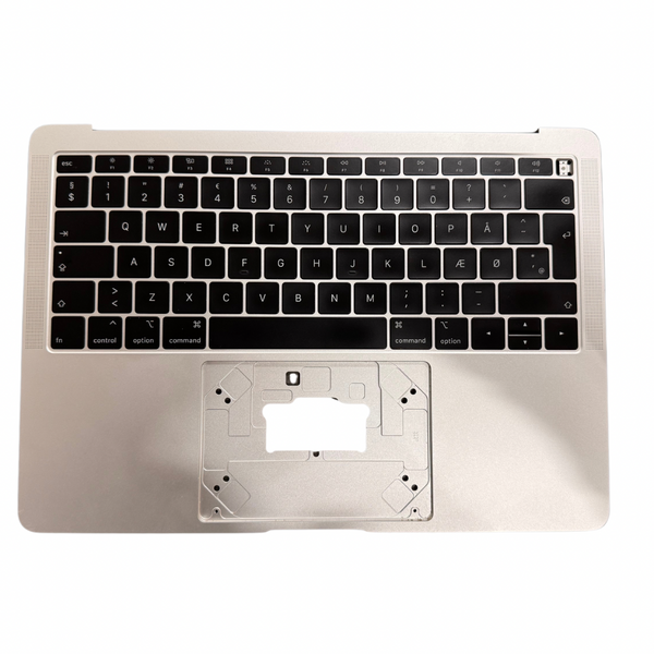 MacBook Air 13” Intel 2018-2019 Keyboard / Tastatur Topcase komplet Silver Original A1932